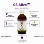 98 Alive Pain Relief Oil - Corrected Spelling