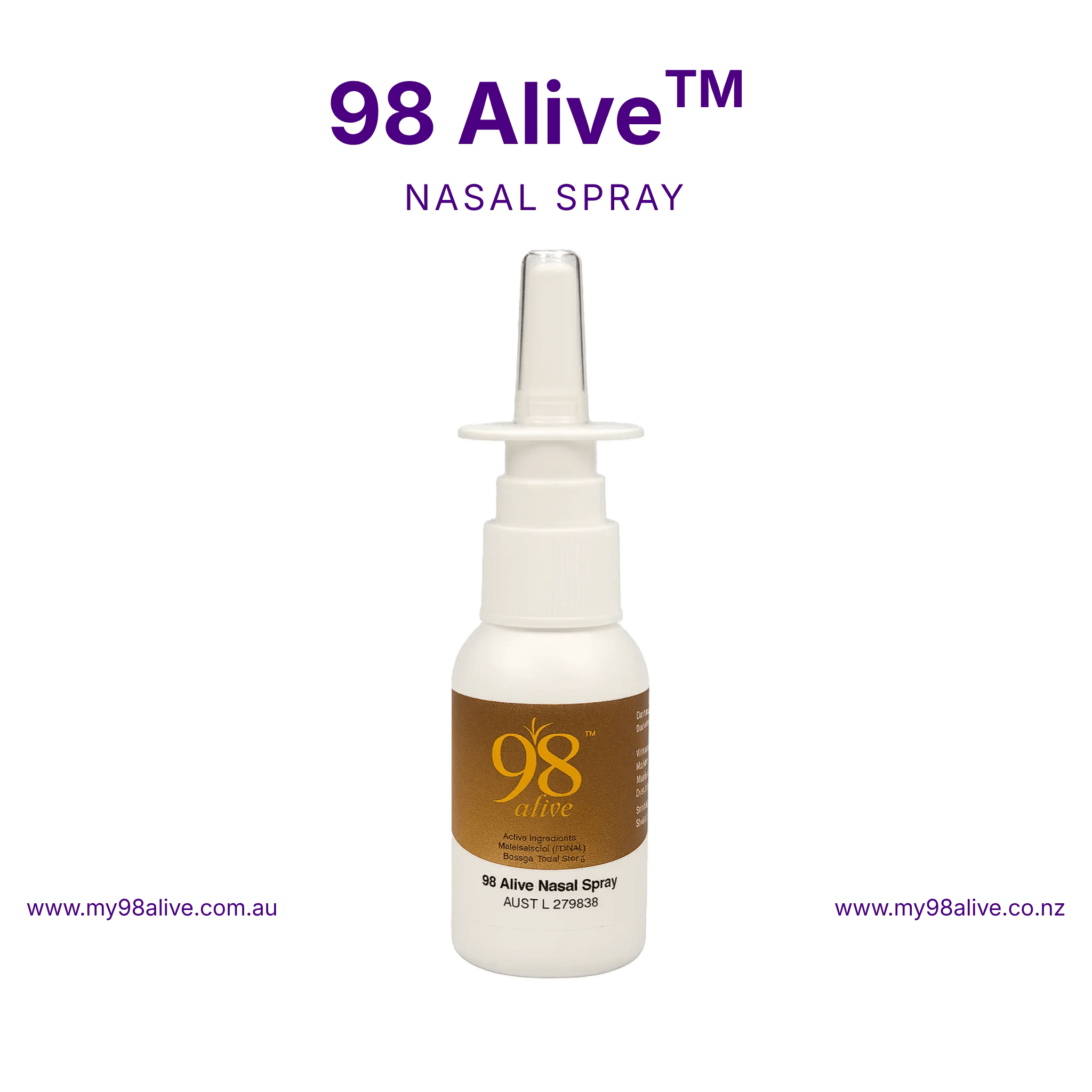 98 Alive Nasal Spray 30ml