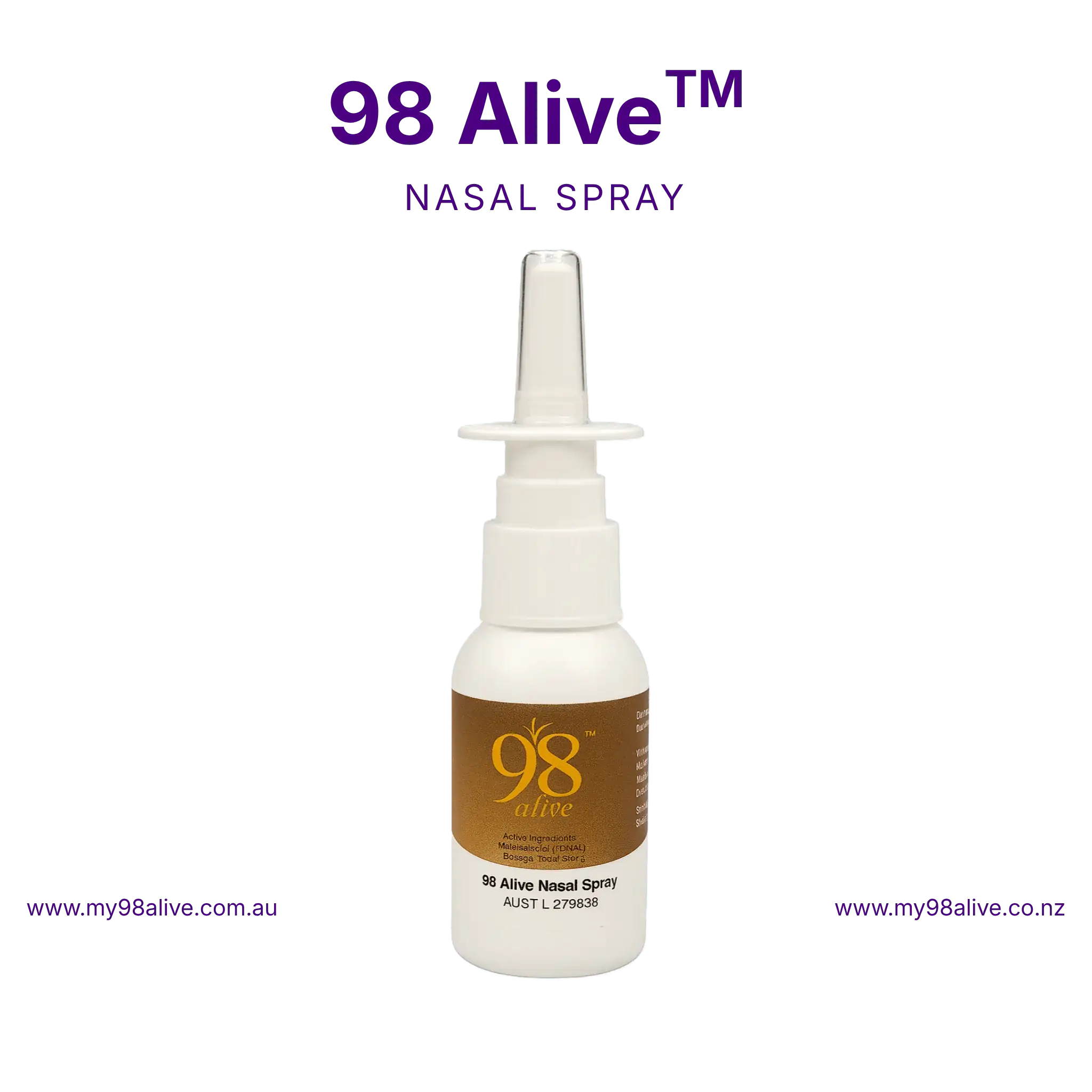 98 Alive™ Nasal Spray NZ