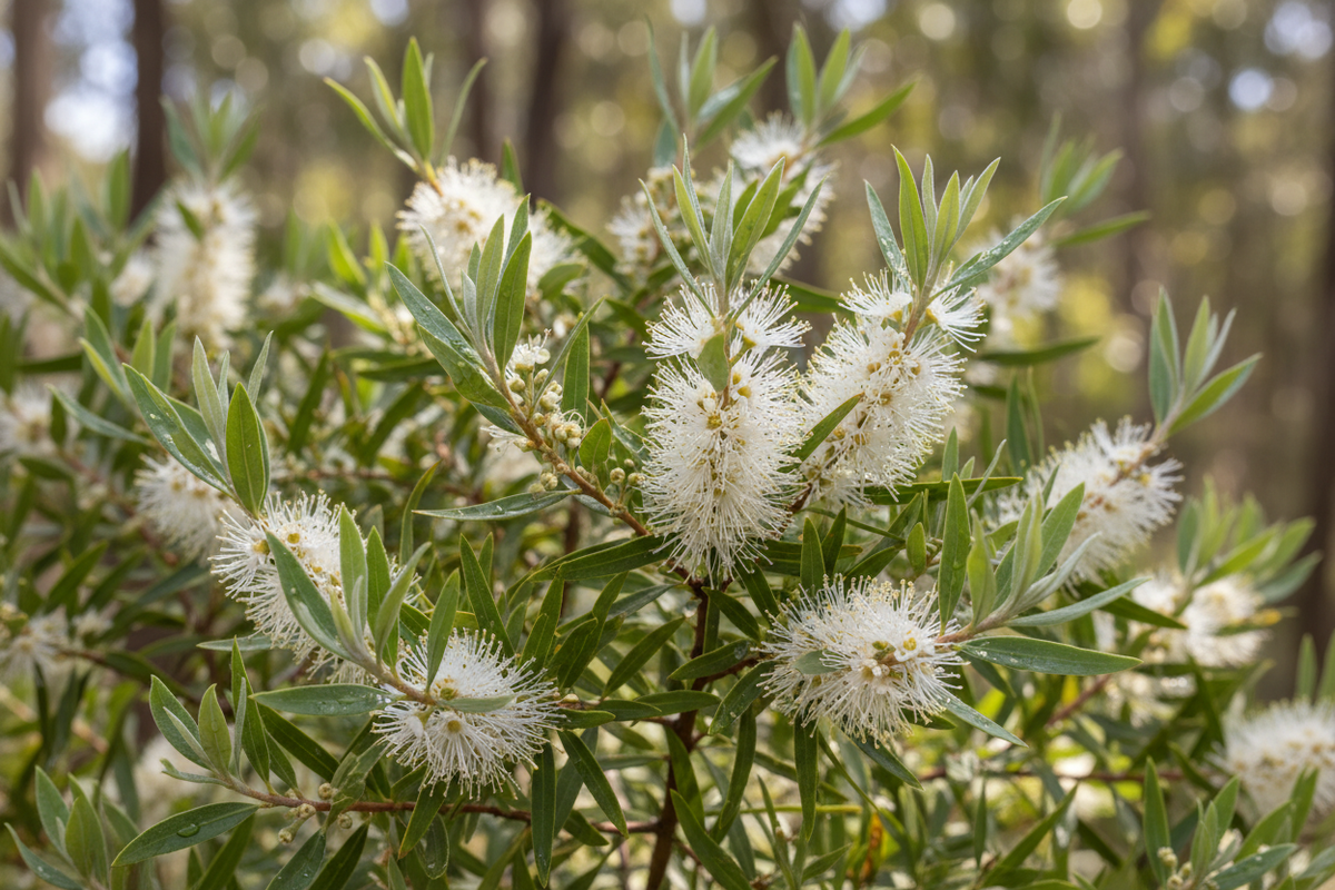 Melaleuca Plant with flowers